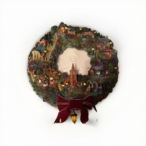 Hawthorne Village Springtime Splendor Illuminated Wreath